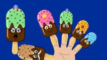 Ice Cream Finger Family Nursery Rhyme #5 - Chocolate Sprinkles Ice Cream Daddy Finger Song