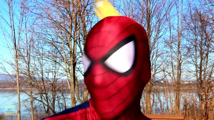 Spiderman vs Joker with Santa Claus! Superhero Fun Fight Movie IN REAL LIFE!