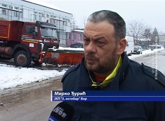 Svi putevi u Boru očišćeni, 19. februar 2017. (RTV Bor)