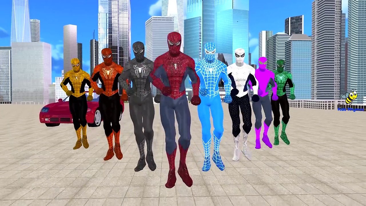 Los Superhéroes Mega Pelea De Spiderman Vs Hulk...