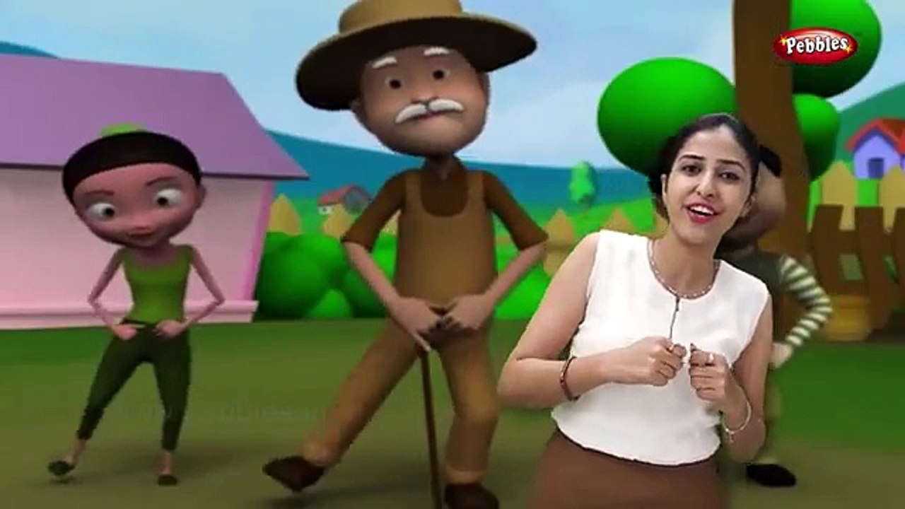Viejo MacDonald Tenía Una Granja de Animación 3D inglés Rimas infantiles y Canciones para niños