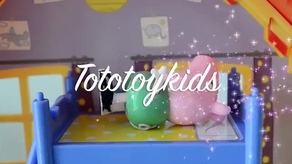 Descargar video: Pig George da Familia Peppa Pig com Medo da Catapora da Peppa. Em Portugues Tototoykids