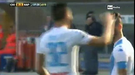 Marek Hamsik Goal Chievo 0 - 2 Napoli SA 19-2-2017