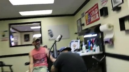 That's a tattoo in slow motion to see what happens to the skin