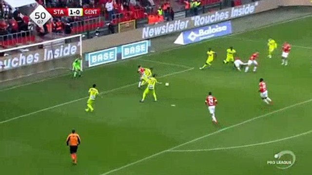 Stefan Mitrovic Goal HD - St. Lieja 1 - 1 Gent 19.02.2017