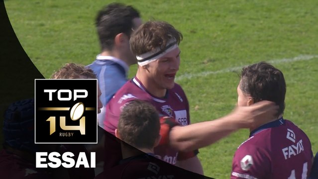 TOP 14 ‐ Essai Luke JONES (UBB) – Bordeaux-Bègles-Castres – J18 – Saison 2016/2017