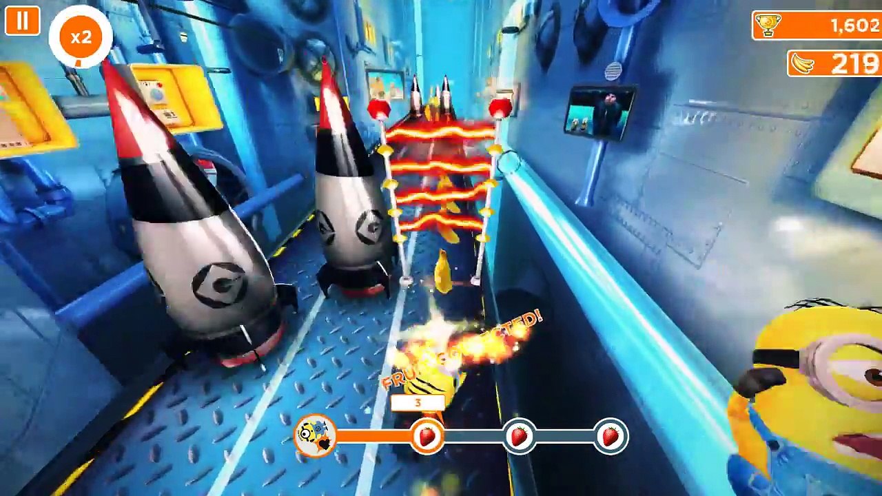 ☻☺ Прохождение игры Гадкий Я Minion Rush 3 уровень Despicable Me 3 level Walkthrough☻☺ 1