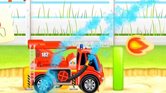 Мультики про МАШИНКИ Развивающий мультик про пожарную машину Детское приложение для iPOD И Android