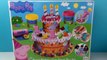 Plastilina Play-DOH plastilina set de Peppa Pig peppa pig Pastel de Cumpleaños, pastel de cumpleaños de la casilla mostrar