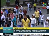 Registran afluencia constante de electores en comicios ecuatorianos