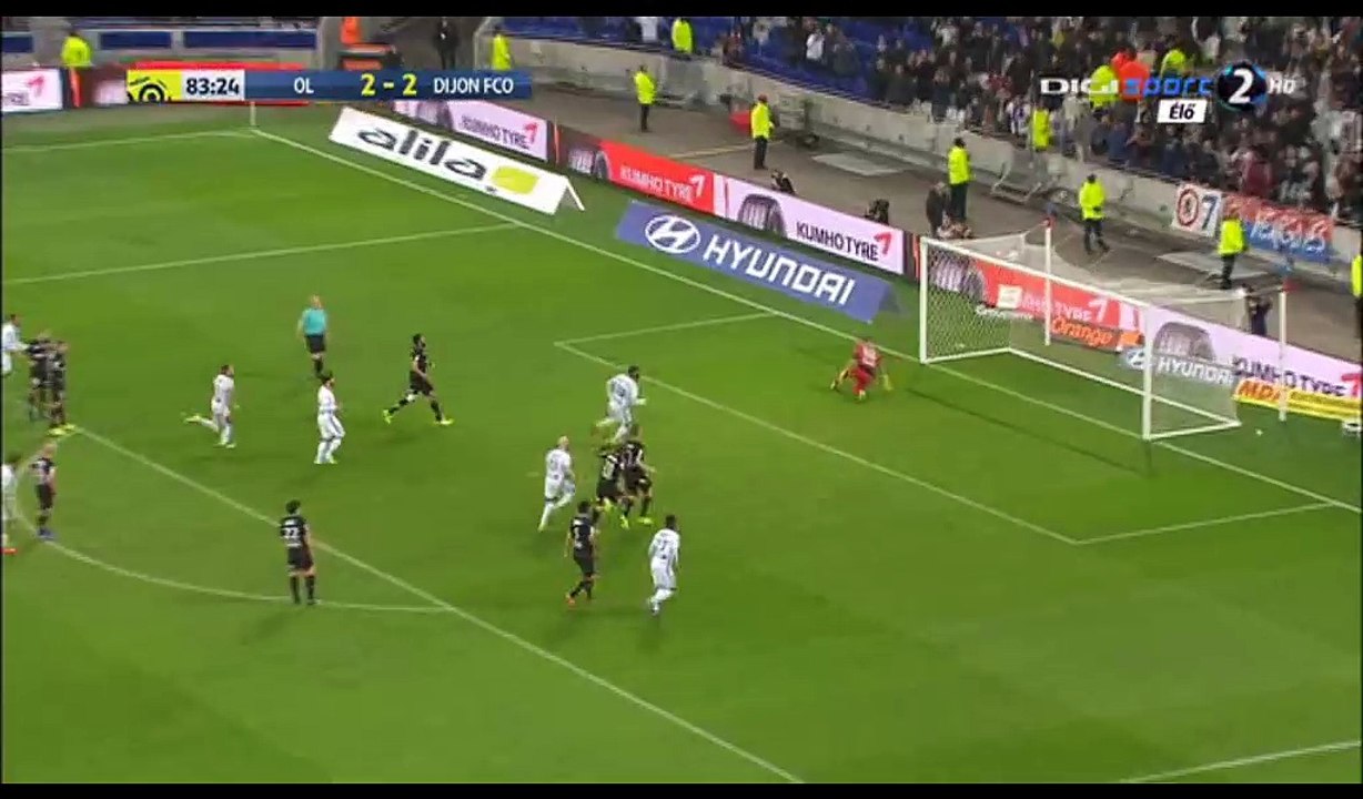 Alexandre Lacazette Goal HD - Lyon 3-2 Dijon - 19.02.2017
