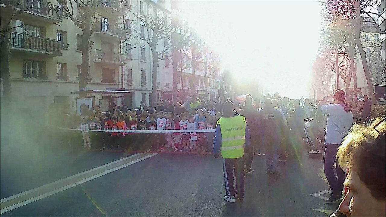 Départ catégorie éveils le 19/02/2017 Les Foulées Charentonnaises