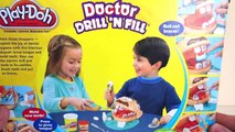 Play Doh Dr Drill N Fill Playset Dentist Unboxing BARBIE Styling Head Playdough Creations