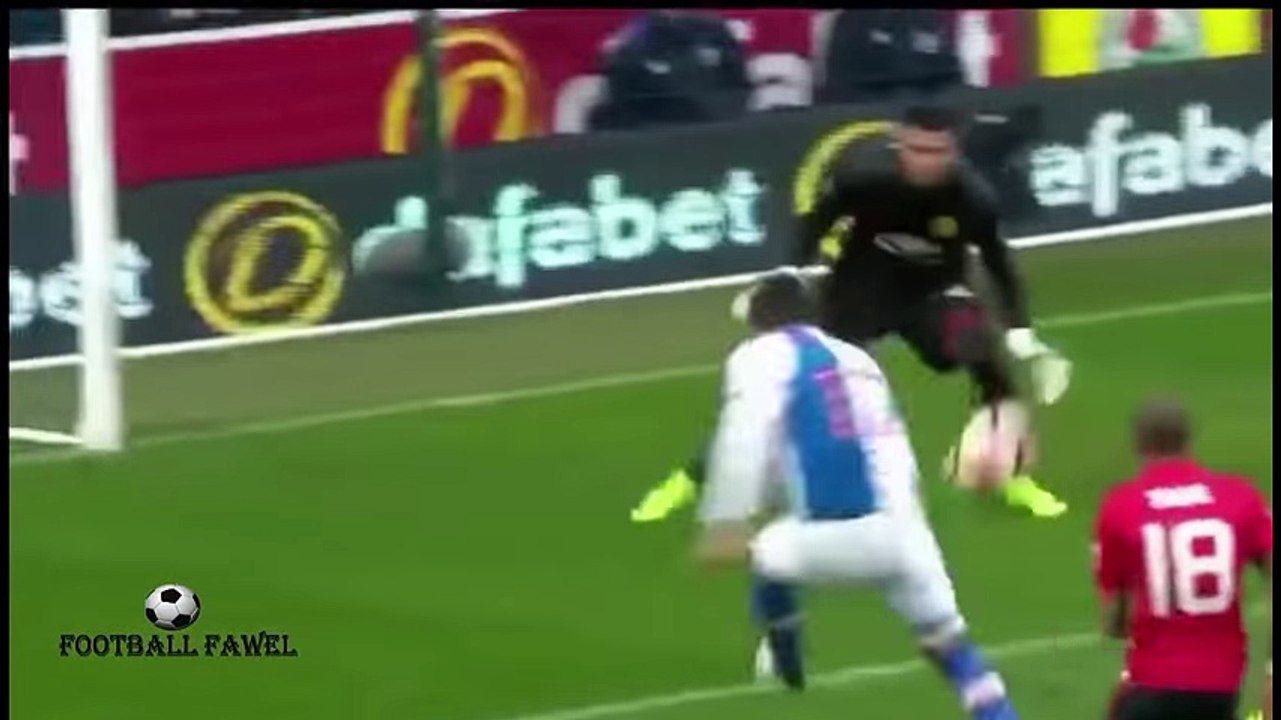 اهداف مانشستر يونايتد 2 - 1 بلاكبيرن روفرز اليوم 19-2-2017