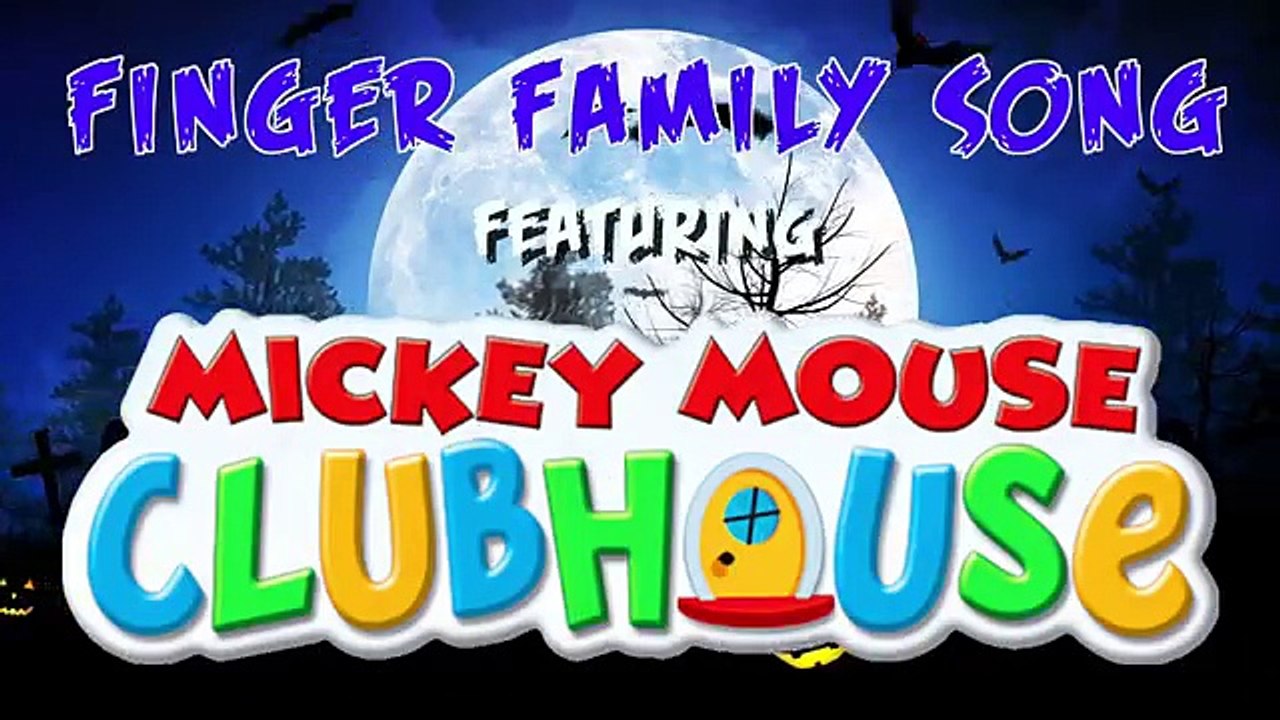 Spooky Mickey Mouse Clubhouse Ghosts Finger Family Songs