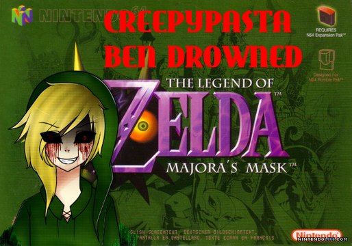 legend of zelda Majoras Mask CREEPYPASTA: Ben Drowned