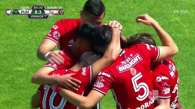 Guido Rodriguez Goal HD - U.N.A.M.- Pumas	0-3	Club Tijuana 19.02.2017