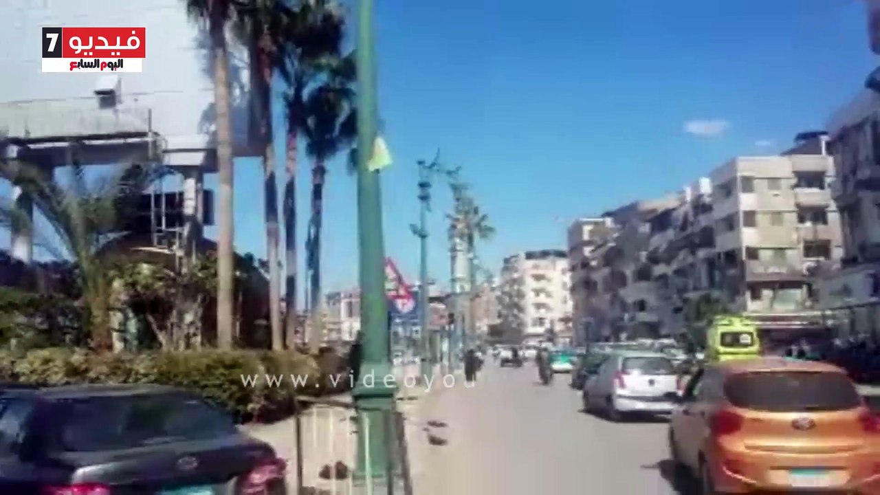 بالفديو.. أعمدة إنارة مضاءة نهارا فى ميدان السا...