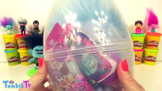 Troller Filmi Çalı Sürpriz Yumurta Oyun Hamuru - Troller Oyuncak MLP Cicibiciler