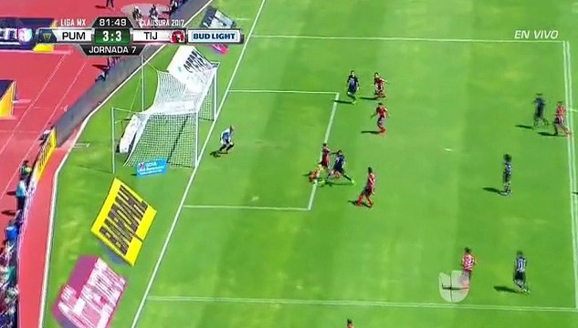 Nicolas Castillo Goal HD - U.N.A.M.- Pumas	3-3	Club Tijuana 19.02.2017