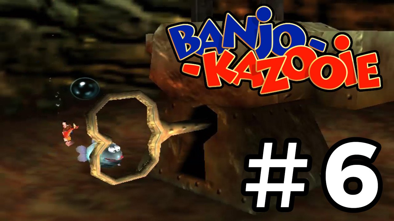 Banjo Kazooie - #6 Clanker's Cavern[1ª parte] Aprenda a nadar