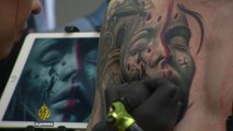 Buzz culture: UK tattoo event draws large crowds