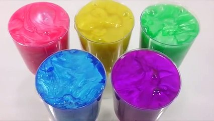 DIY How to Make Yogurt Ice cream Pudding Learn Colors Slime Play Doh Toy Surprise