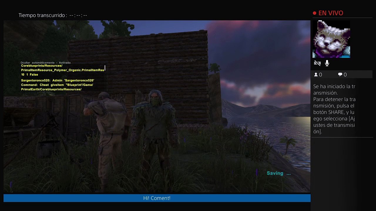 Transmisión de PS4 en vivo Ark,Cambio De Vida Sargento (9)