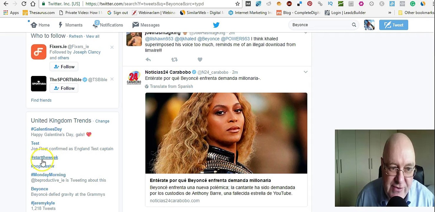 do hashtags work on twitter