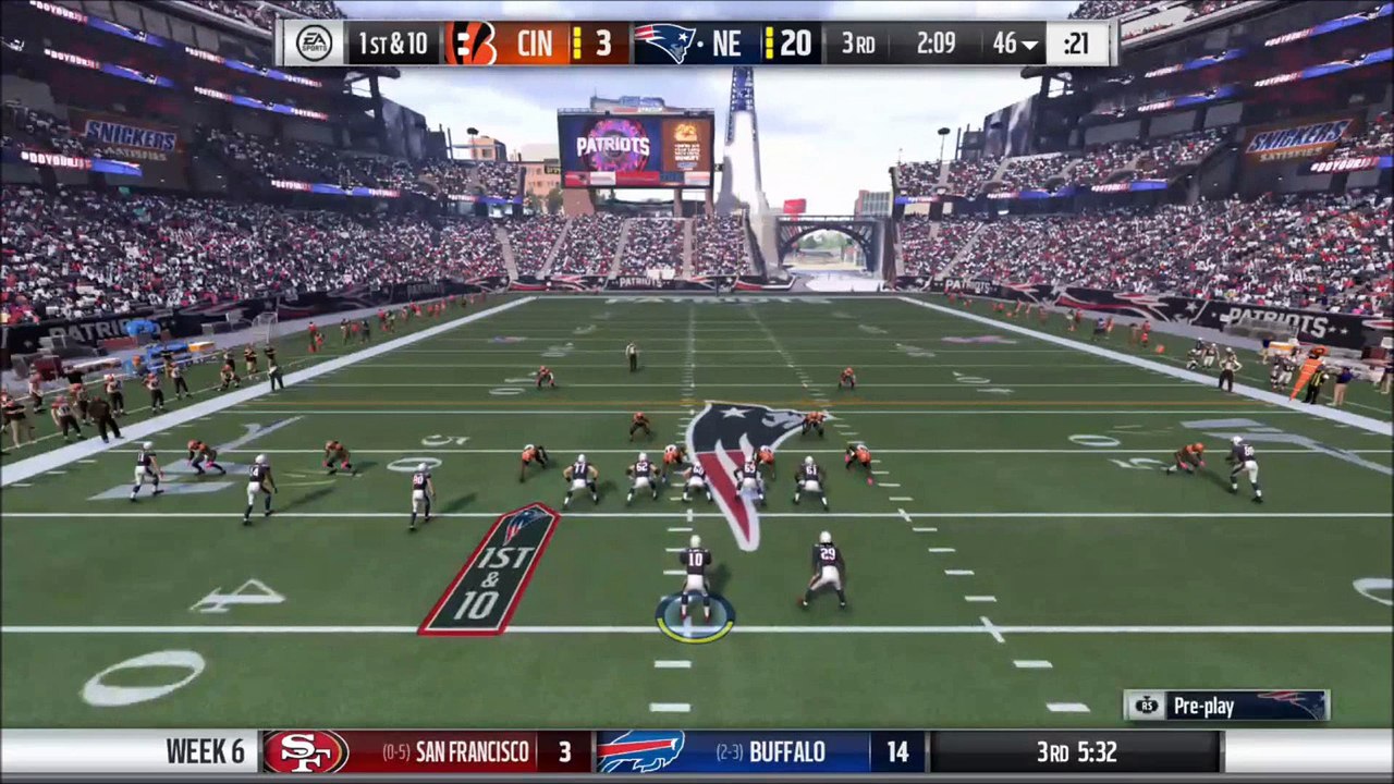 TD Floyd vs Cincinnati Madden NFL 17