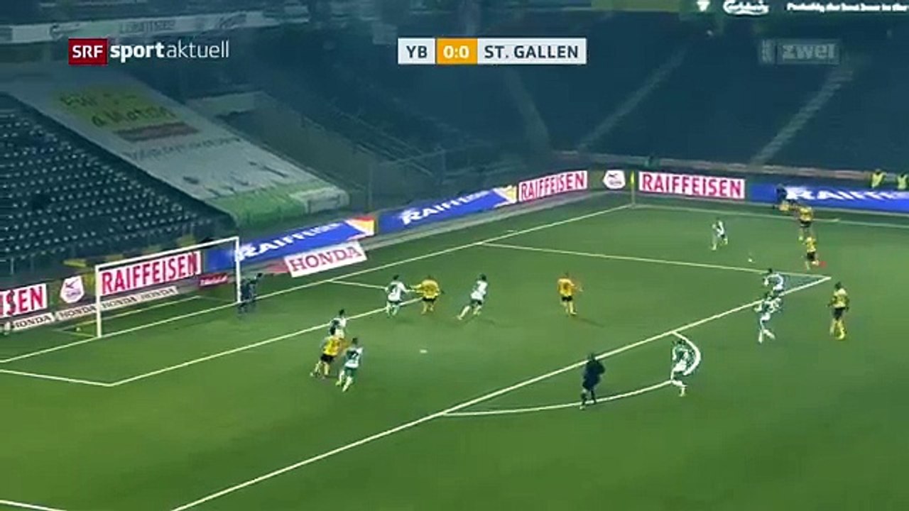 Young Boys 1:0 FC St. Gallen (Swiss Super League 18 February 2017)