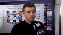 Luis Enrique: “Los jugadores han tenido una actitud inmejorable”