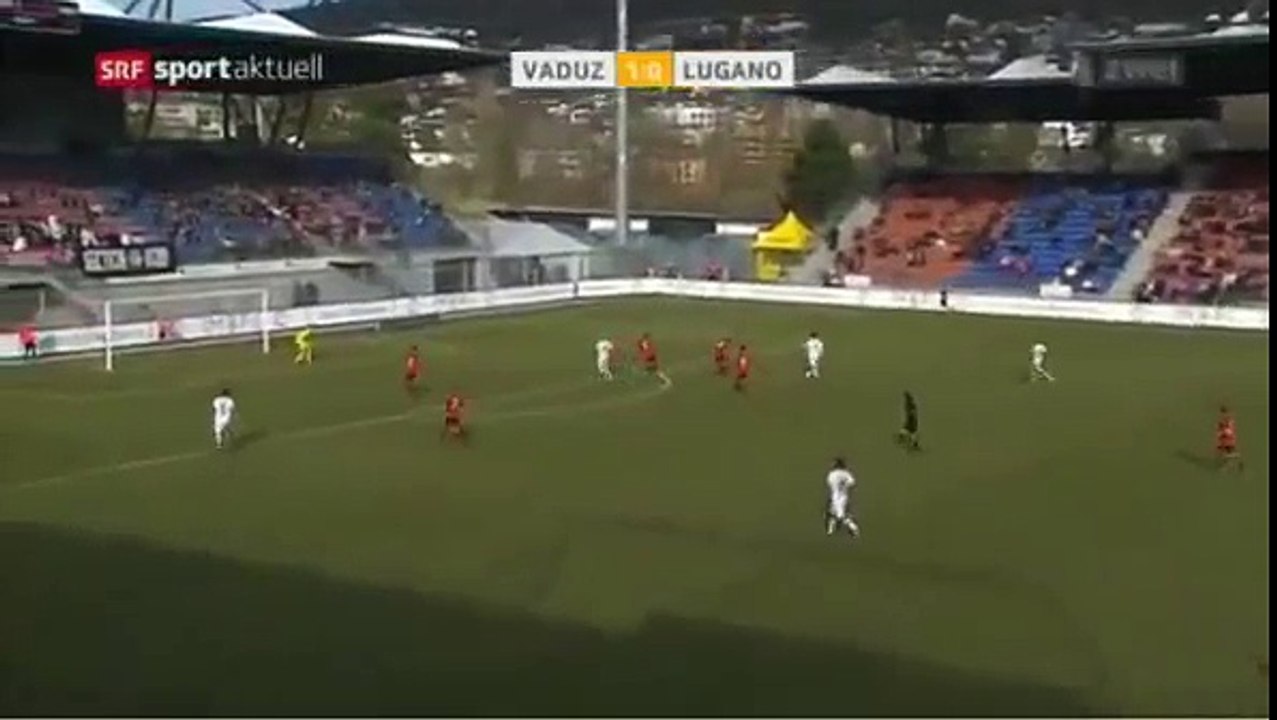 FC Vaduz 1:1 FC Lugano (Swiss Super League 19 February 2017)