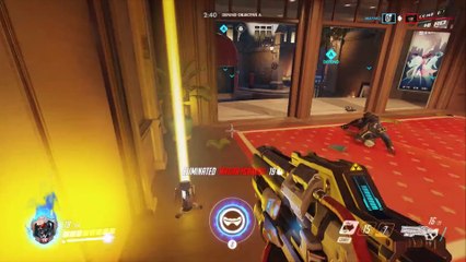 Overwatch - 16 Kill streak HYPE YO!