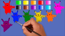 Learn Colors with Pokemon Go 3D Pikachu ! Colours for Kids to Learn
