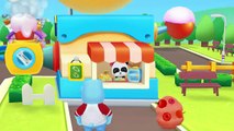 Baby Panda Ice Cream Bar Factory - Making Ice Cream with Baby Panda - Babybus Game for Kid