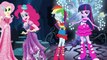 MY LITTLE PONY Equestria Girls Transforms into DISNEY PRINCESS Coloring Videos For Kids