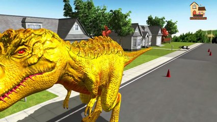 dinosaur Finger Family Nursery Children 3d English Rhymes | Animated Animals Collection
