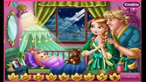 Anna and Kristoff Baby Feeding - Disney Frozen Princess - Cartoon Games for Kids