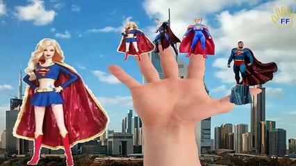 Finger Family Rhymes Spiderman Batman Hulk Superman Cartoons | Children Nursery Rhymes Col