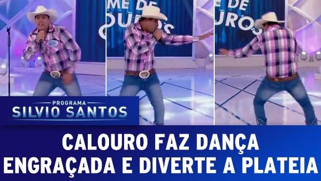 Participante faz dança engraçada e anima a plateia