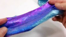 DIY Combine Glitter Galaxy Clay Slime Poop Learn Colors Orbeez