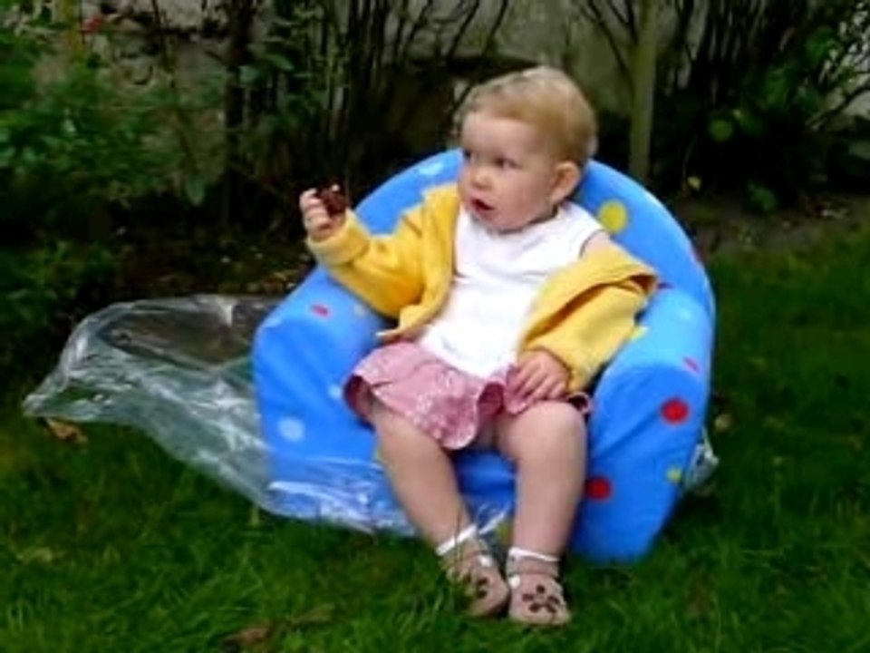 Marie dans son fauteuil