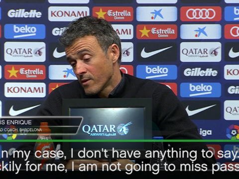 Enrique hits out at fans over jeers