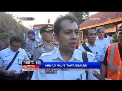 Persiapan arus mudik petugas periksa jalur dan palang pintu kereta - NET12