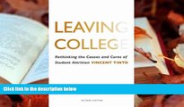 PDF [Download]  Leaving College: Rethinking the Causes and Cures of Student Attrition  For Full