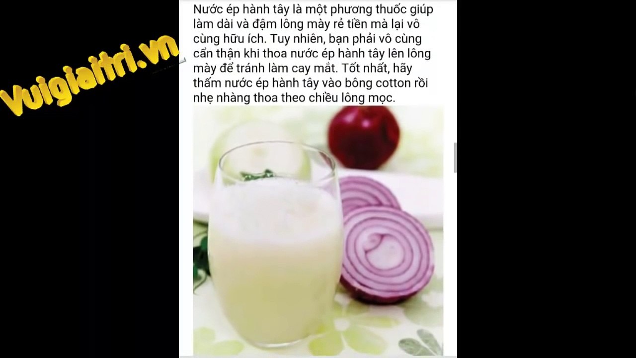 Cách giúp lông mày đậm tự nhiên