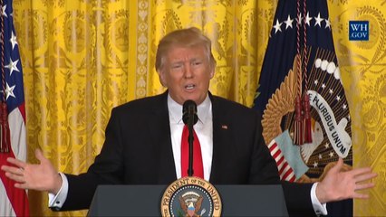 President Donald Trump Addresses Leaks And More