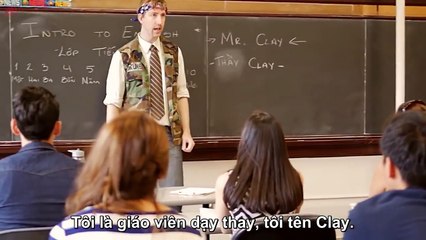 Thầy giáo nước ngoài phát âm tiếng việt