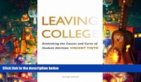 PDF [Download]  Leaving College: Rethinking the Causes and Cures of Student Attrition  For Trial